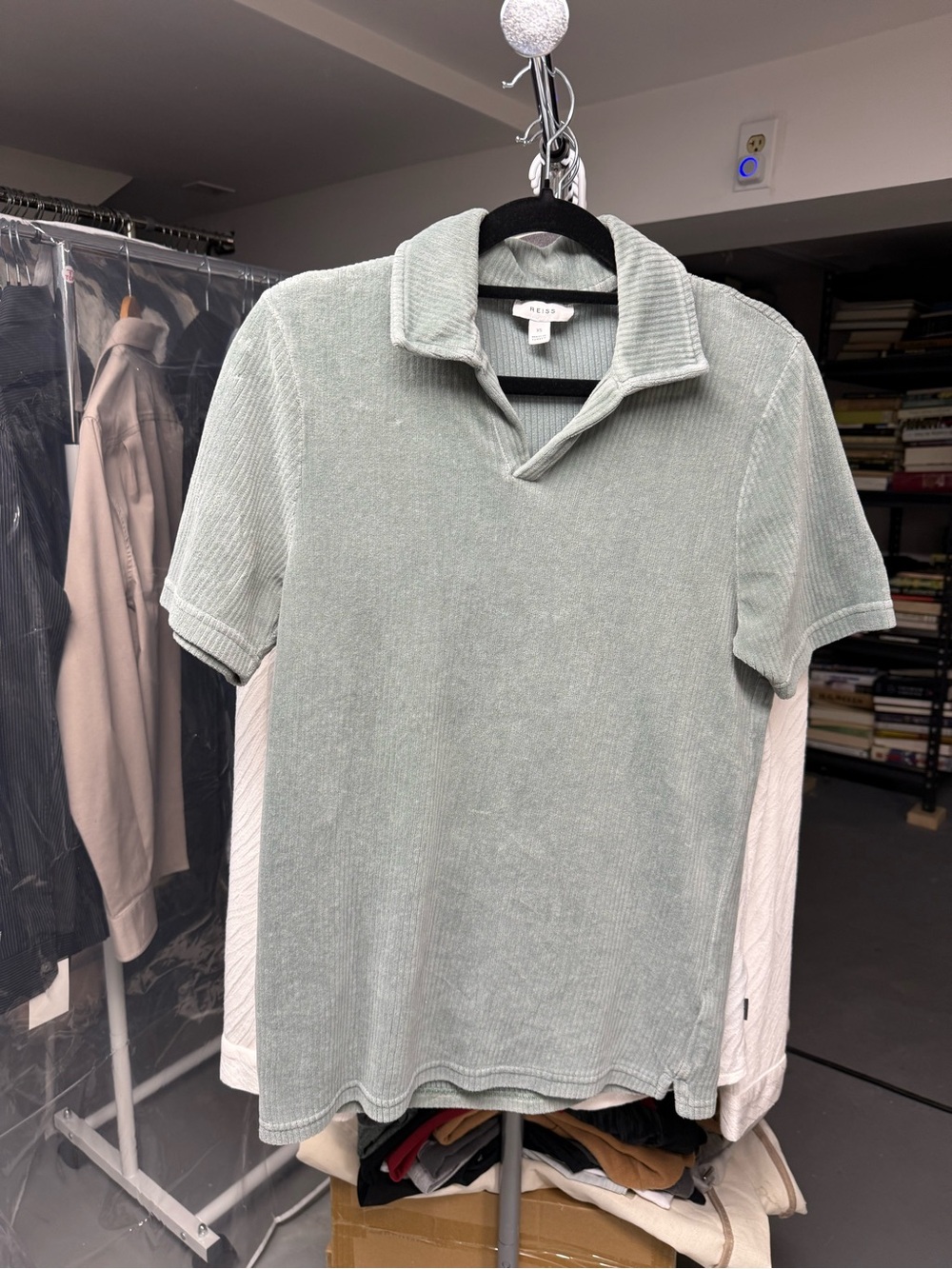 Rails Men’s Sage Green Short-Sleeve Polo